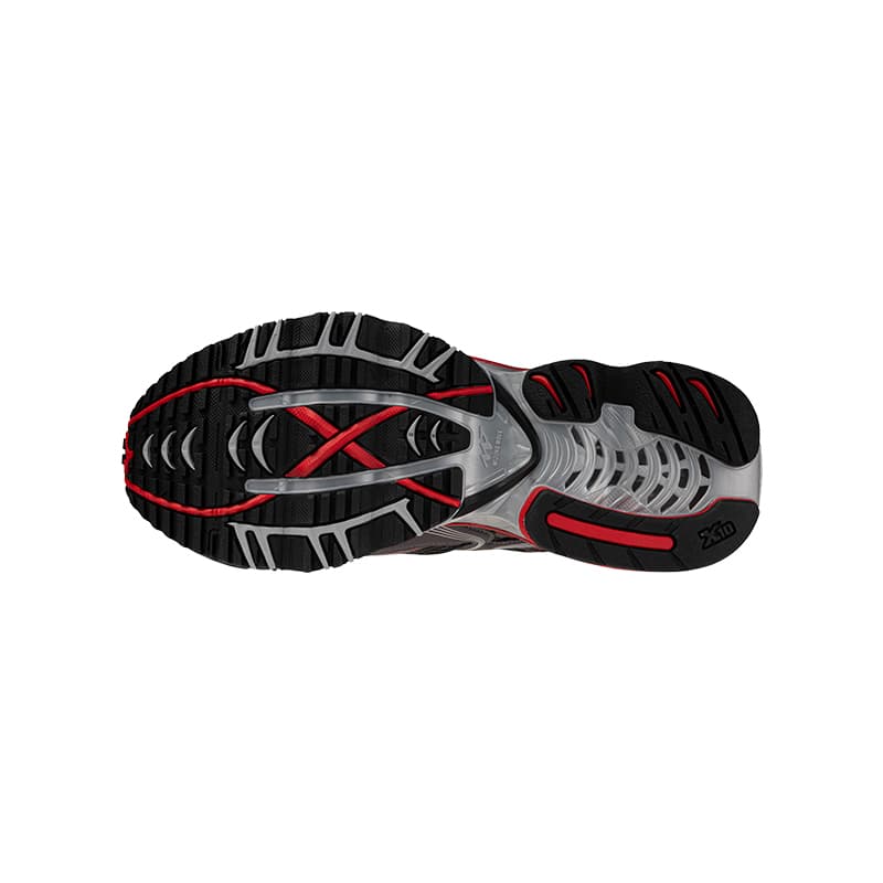 Кроссовки для бега Кроссовки для бега Mizuno Wave Prophecy 1 Низкий Топ Туманно-Серый Красный Черный Мужской - изображение 5