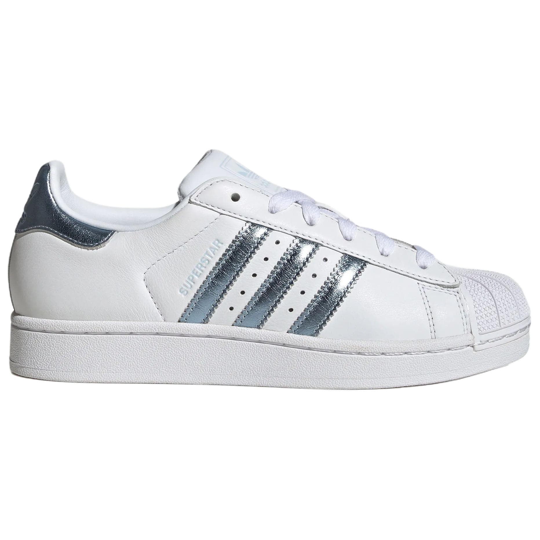 Кроссовки Adidas Originals Superstar 2 Skate Shoes White Crystal Blue Women's - изображение 2