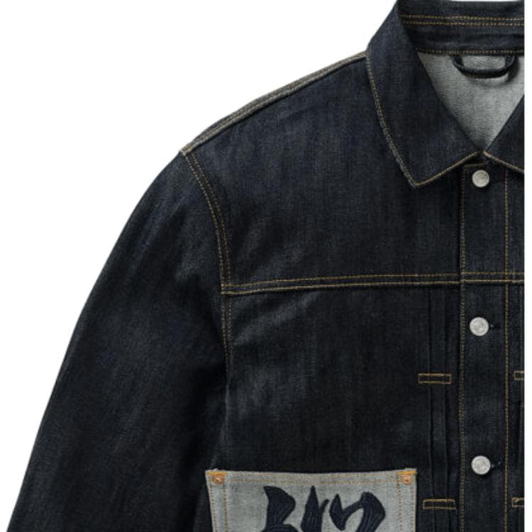 Джинсовая куртка PALACE EVISU PALACE x EVISU SS26 DROP8 - изображение 9
