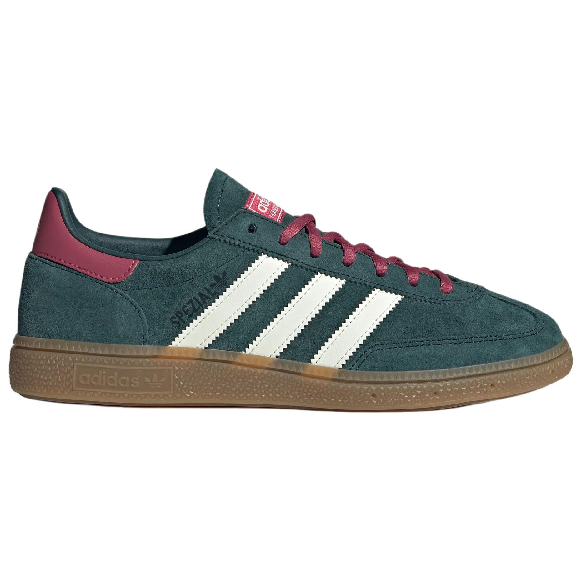 Кроссовки Adidas Originals HANDBALL SPEZIAL Кеды немецкой армии (GAT) Aurora Плющево-зеленый Слоновая кость Ярко-розовый Мужской - изображение 2