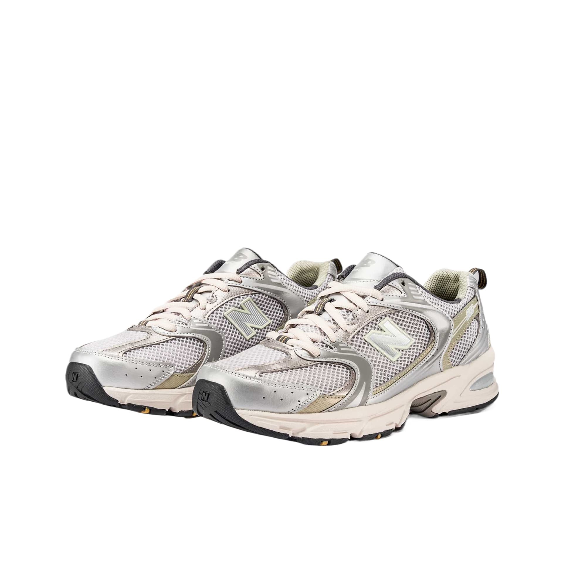 Кроссовки New Balance NB 530 Повседневная обувь Низкий топ Светло-серый Унисекс - изображение 3