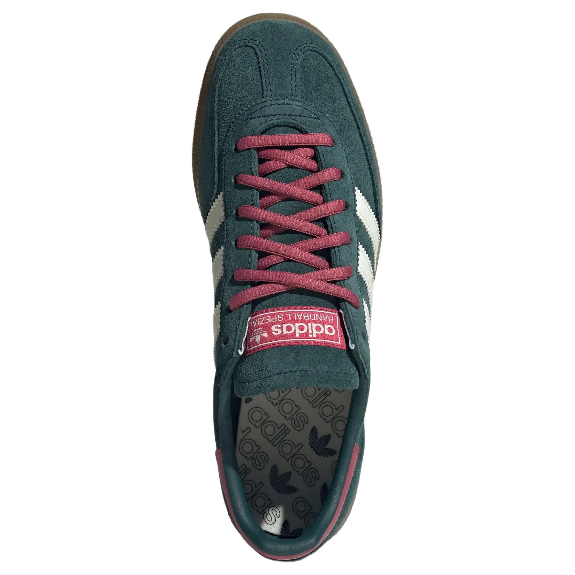 Кроссовки Adidas Originals HANDBALL SPEZIAL Кеды немецкой армии (GAT) Aurora Плющево-зеленый Слоновая кость Ярко-розовый Мужской - изображение 5