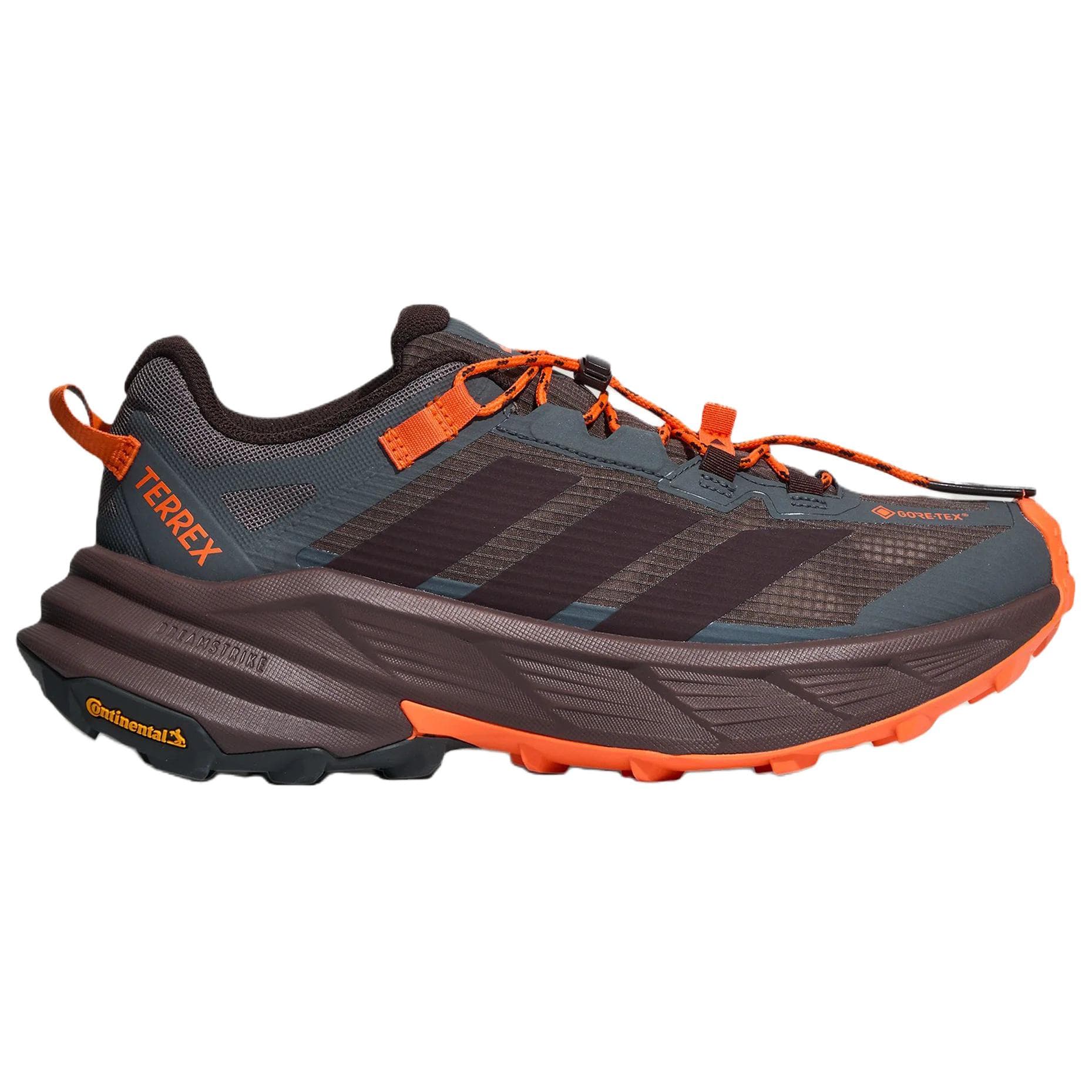 Кроссовки adidas Terrex FREEHIKER SL Альпинистские и треккинговые ботинки Угольно-серый Темно-кофейный Impact Апельсин Унисекс - изображение 2