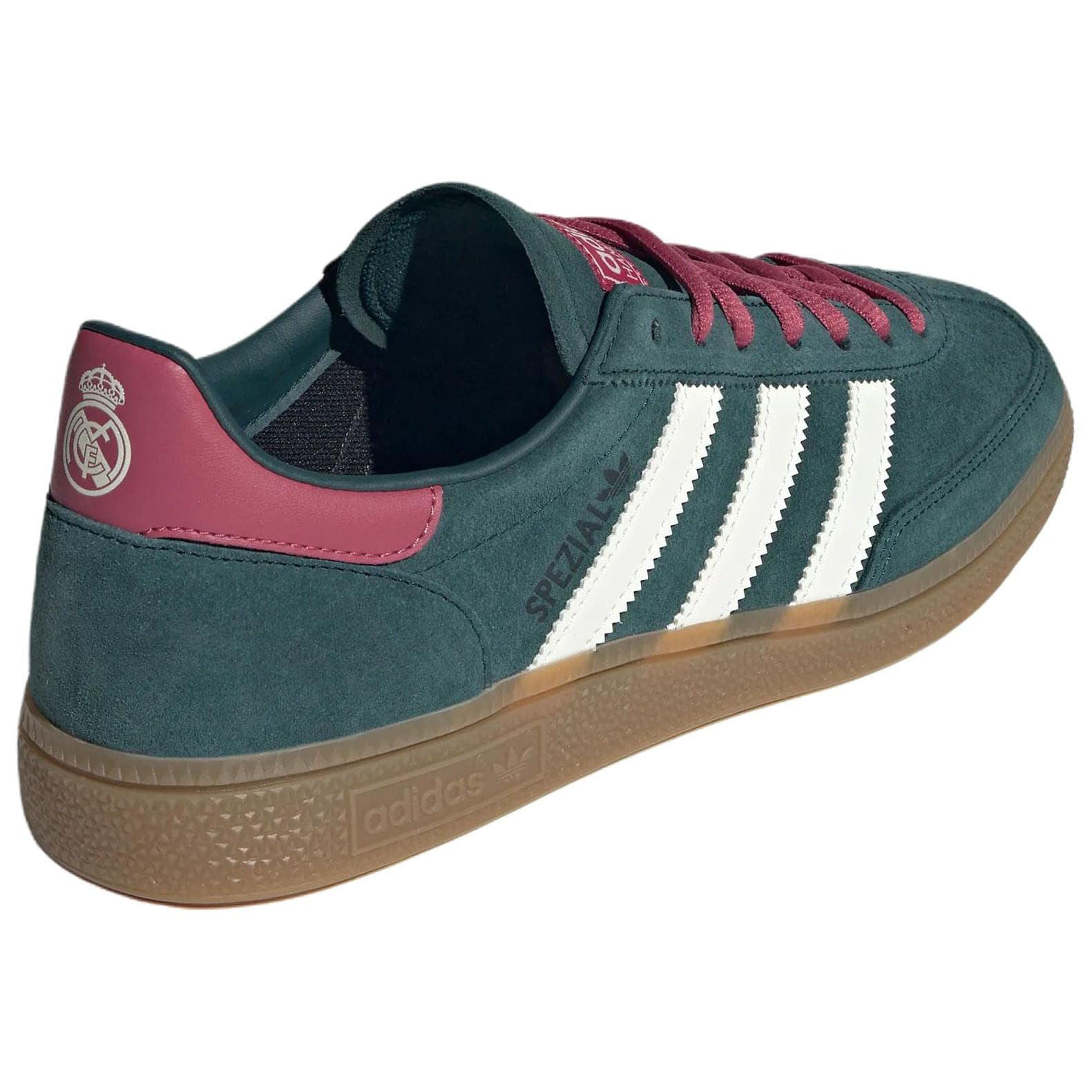Кроссовки Adidas Originals HANDBALL SPEZIAL Кеды немецкой армии (GAT) Aurora Плющево-зеленый Слоновая кость Ярко-розовый Мужской - изображение 4