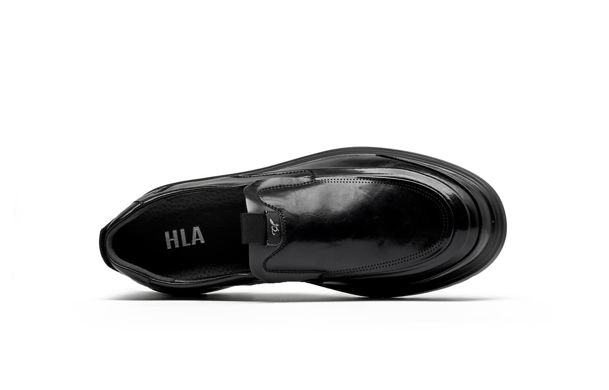 Ботинки HLA Мужская повседневная обувь Low Топ Черный мужской - изображение 3
