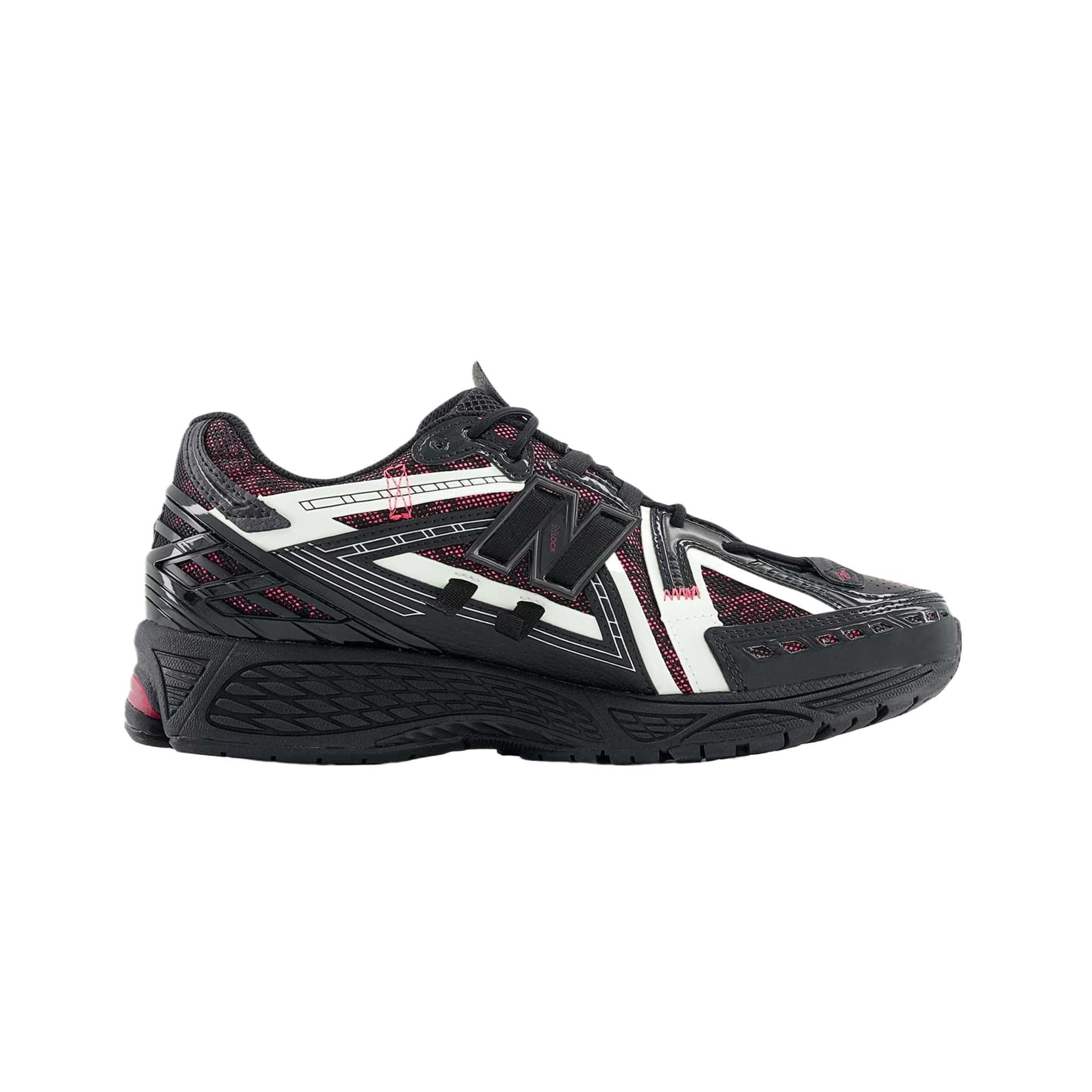 Кроссовки New Balance 1906A Повседневная обувь Низкий Топ Черный Розовый Красный Унисекс - изображение 2