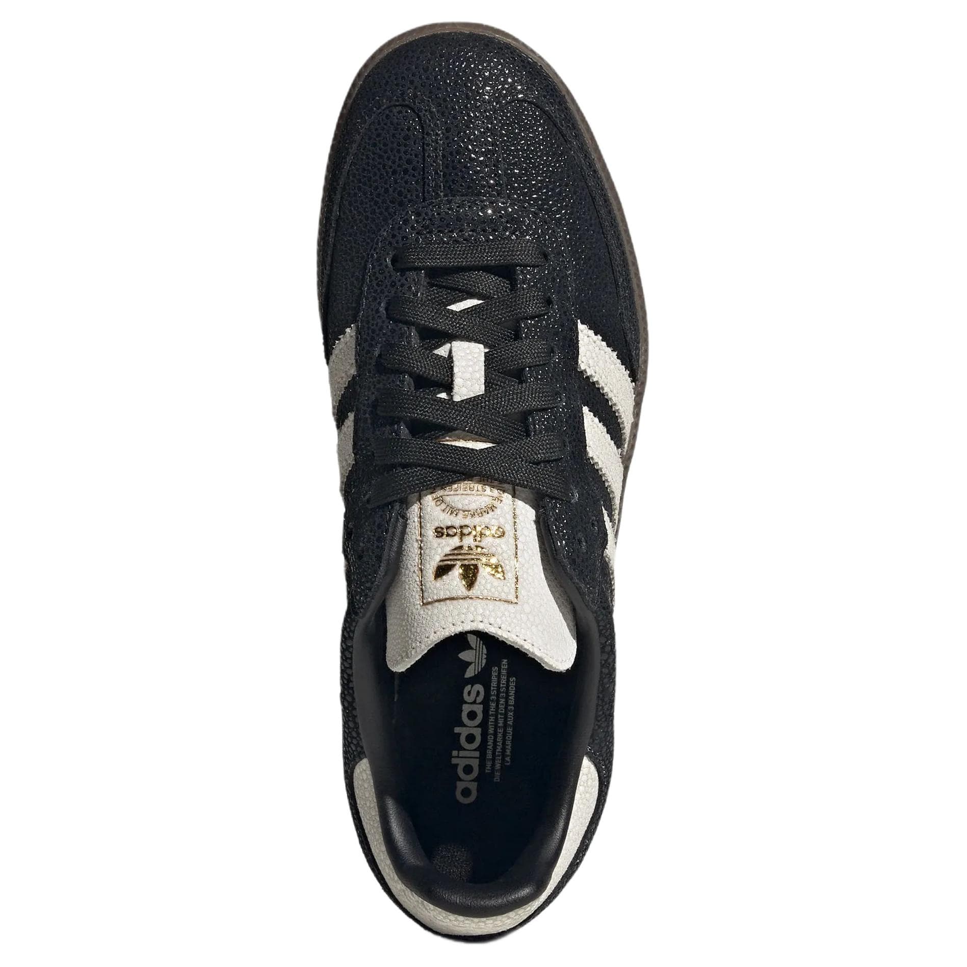 Кроссовки Adidas Originals Samba OG Кеды немецкой армии (GAT) Черный Белый Смола Желтый Женские - изображение 5