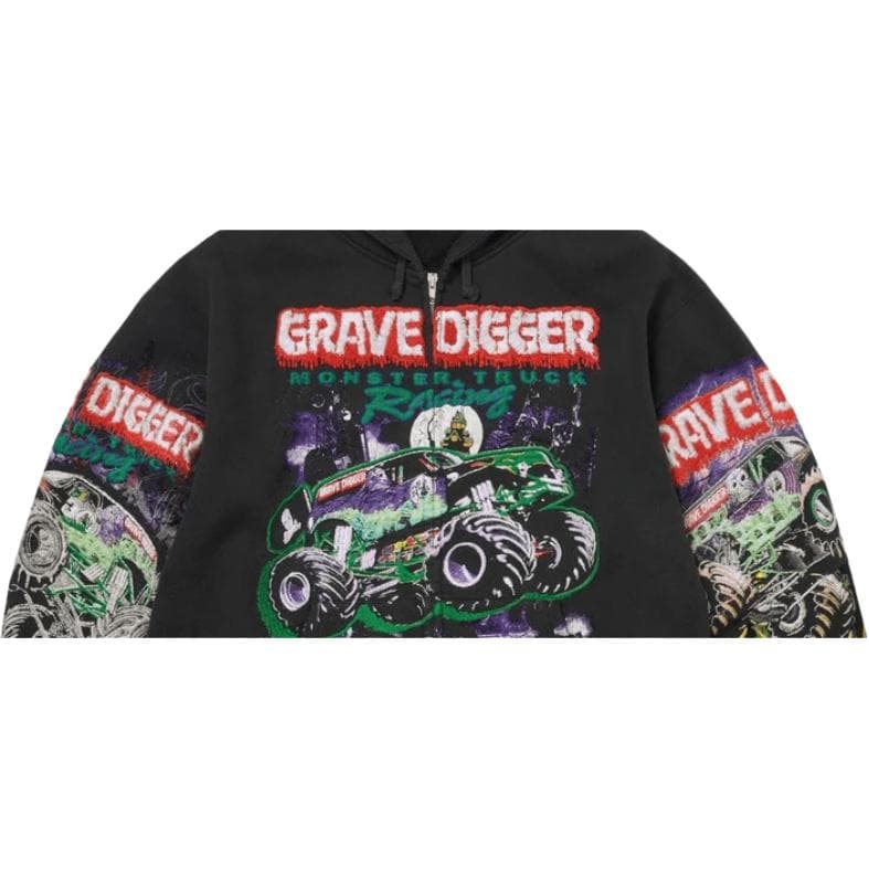 Кофта Supreme Grave Digger Черный Черный Унисекс Свитшоты - изображение 3