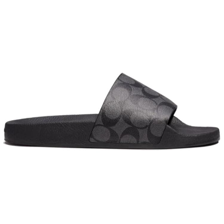 Сандалии Coach Фирменный ЭВА Rubber Slide Тапочки Мужской Черный - изображение 2