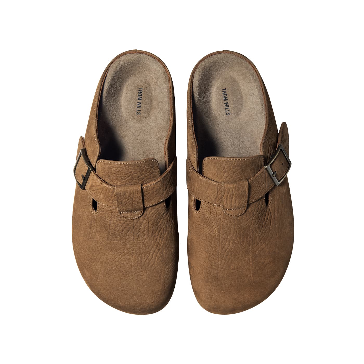 Сандалии THOM WILLS Closed Slippers Brown F151 Men's - изображение 3