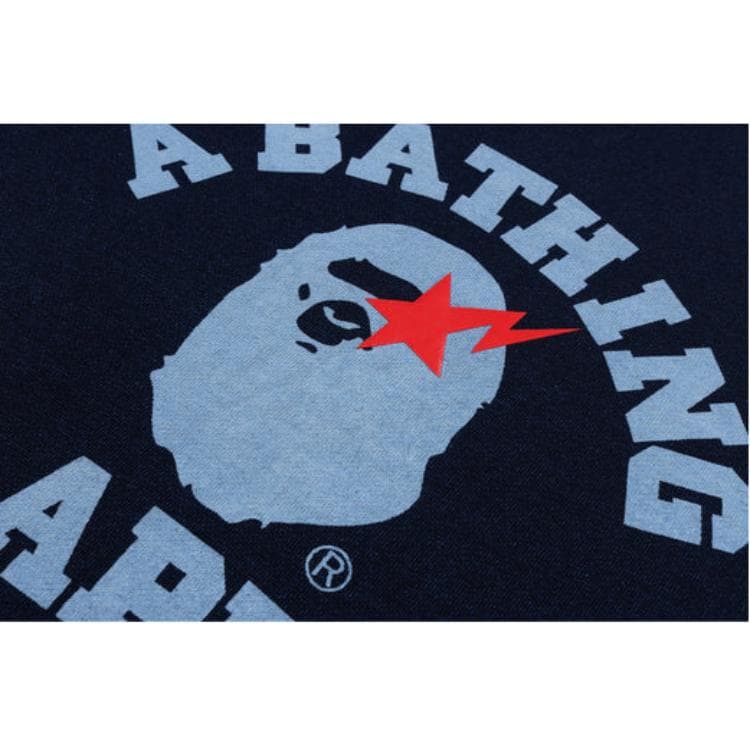 Худи A BATHING APE JAPAN DENIM Индиго Унисекс Толстовка - изображение 2