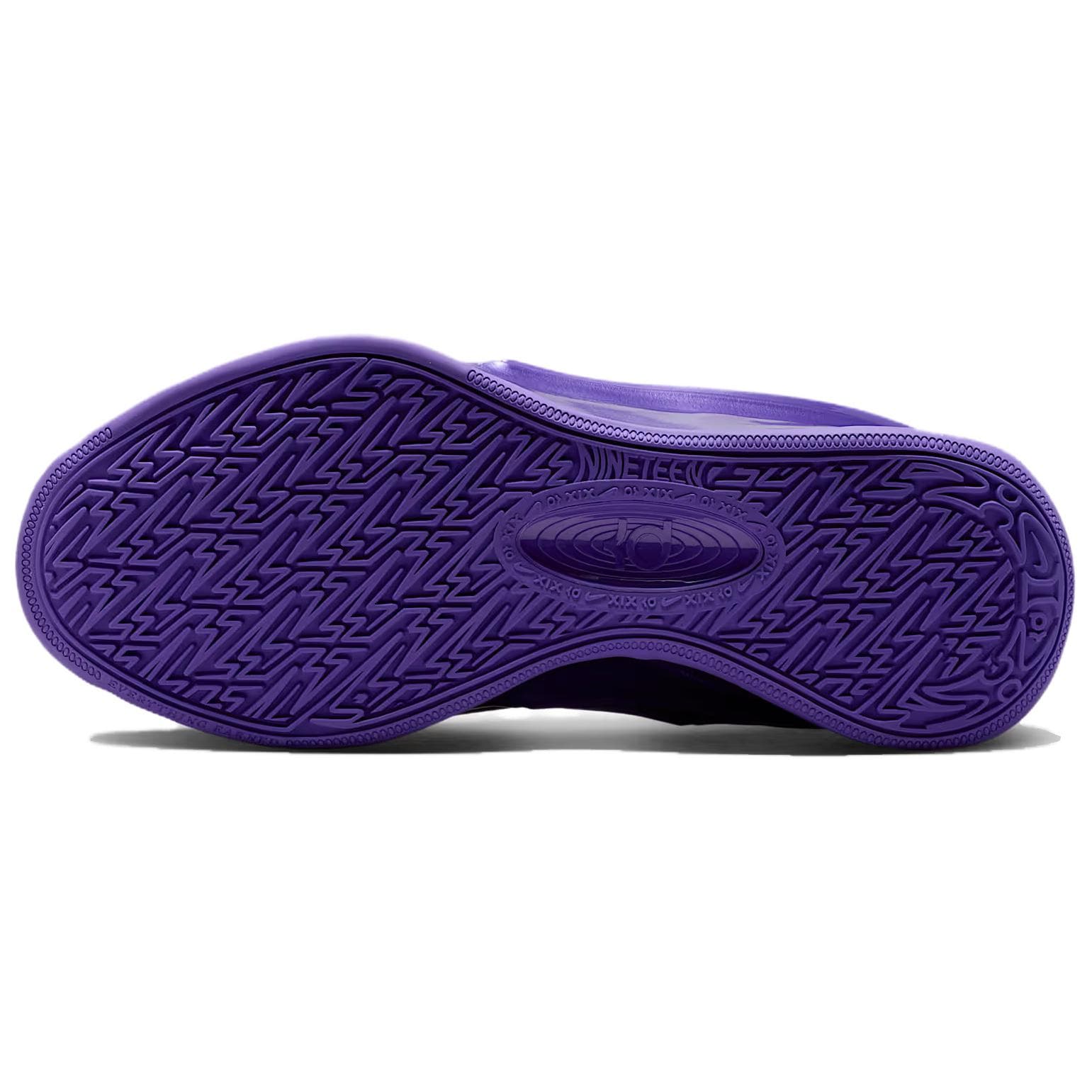 Кроссовки для баскетбола NIKE KD 19 Баскетбольные кроссовки Low Топ Фиолетовый Мужской - изображение 6