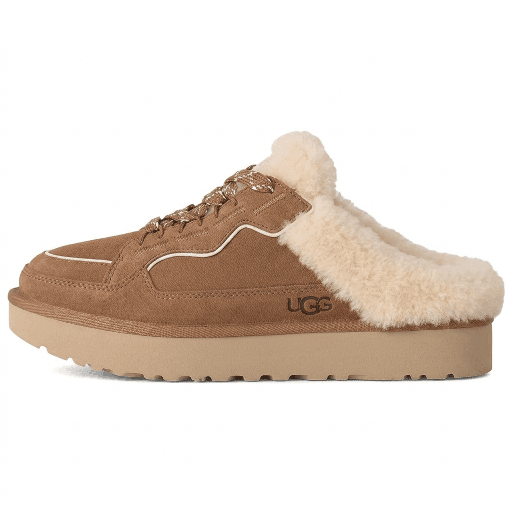 Сандалии UGG Lowmel Закрытые тапочки Коричневый Женские - изображение 1