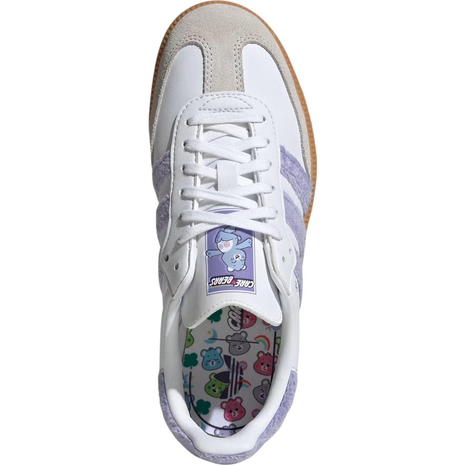 Кроссовки Adidas Originals Samba OG Детская Скейтбординг Обувь Низкий Верх Светло-фиолетовый Облачный Белый Рассвет Синий Kids - изображение 3