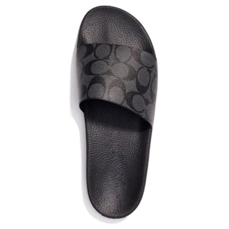 Сандалии Coach Фирменный ЭВА Rubber Slide Тапочки Мужской Черный - изображение 4