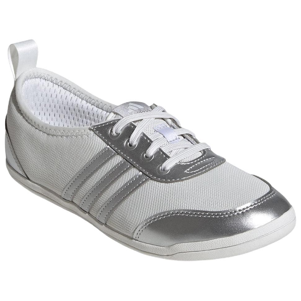 Кроссовки Adidas Diona Ballet Повседневная обувь Низкий Топ Кристальный Белый Металлический Серебристый Женский - изображение 3