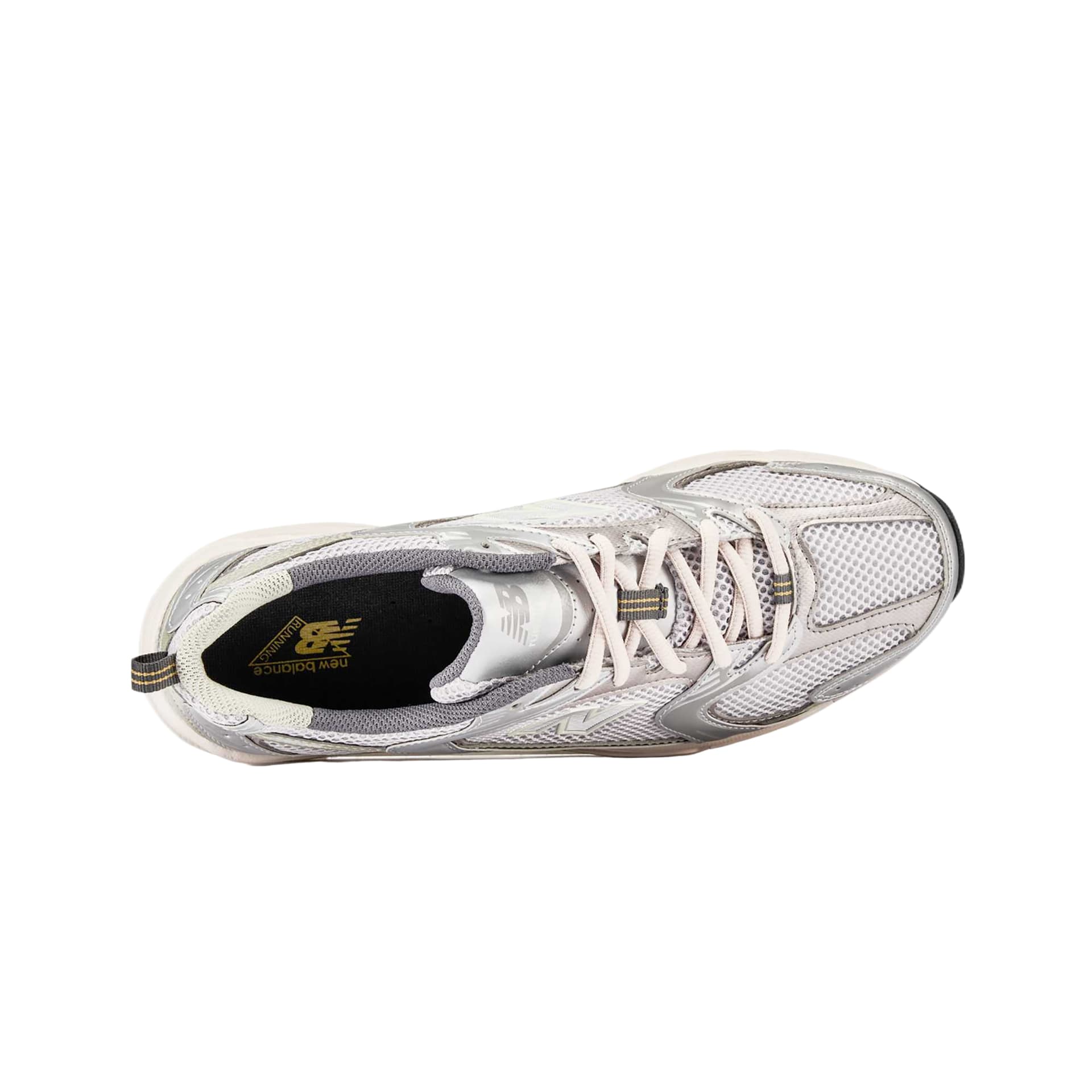 Кроссовки New Balance NB 530 Повседневная обувь Низкий топ Светло-серый Унисекс - изображение 5