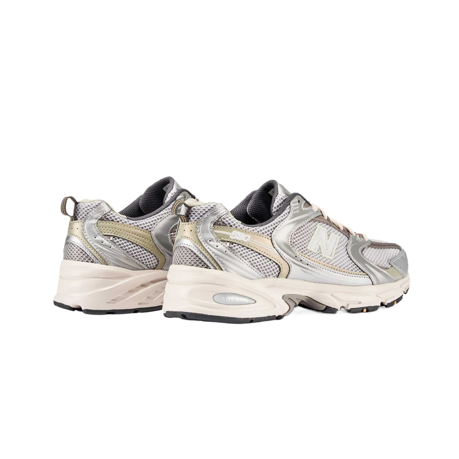 Кроссовки New Balance NB 530 Повседневная обувь Низкий топ Светло-серый Унисекс - изображение 4