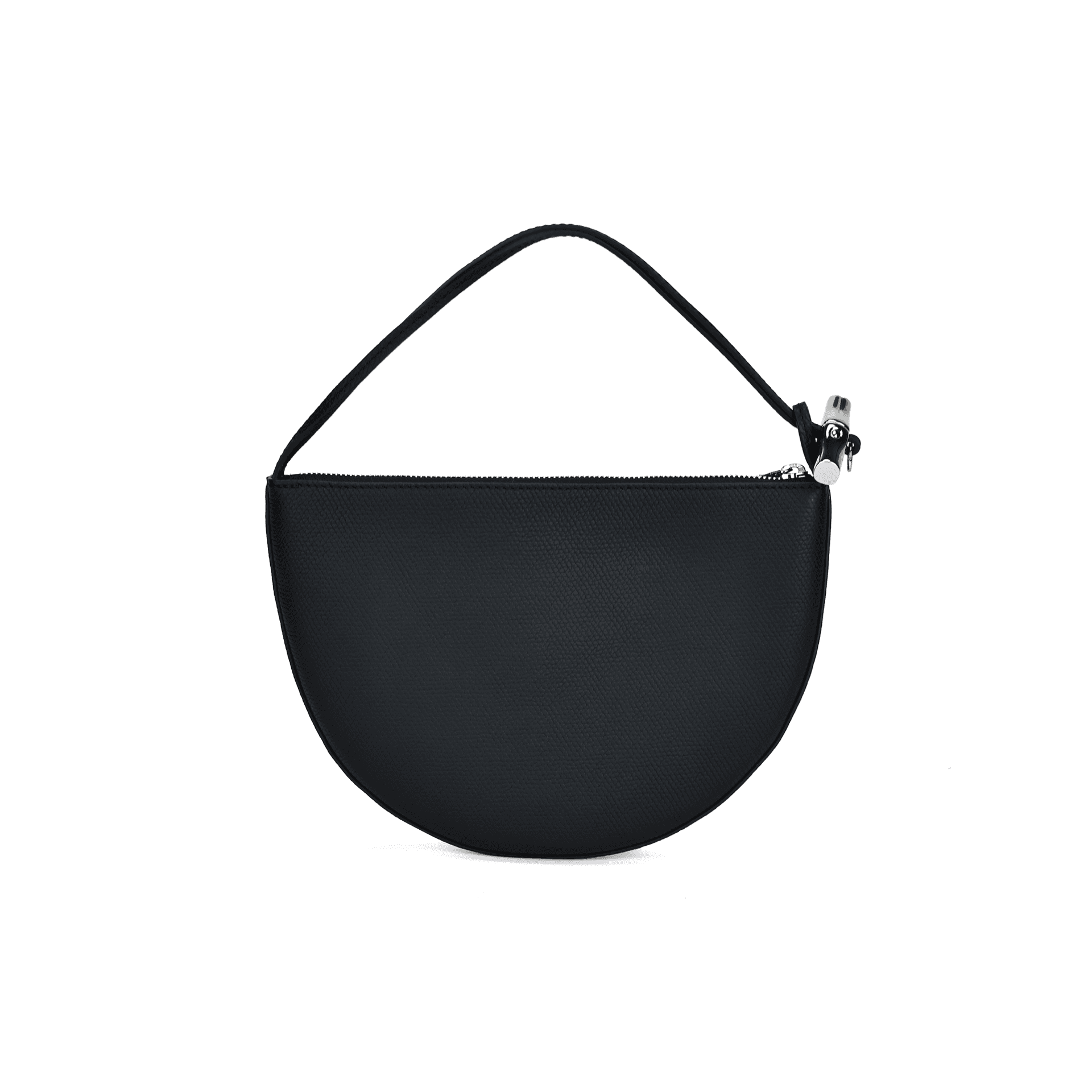 Мини-сумка LONGCHAMP Le Roseau Коровья кожа Сумка Женская Черная - изображение 3