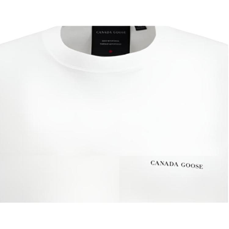 Футболка Canada Goose Оптический Белый Мужская T-Рубашка — фото 2