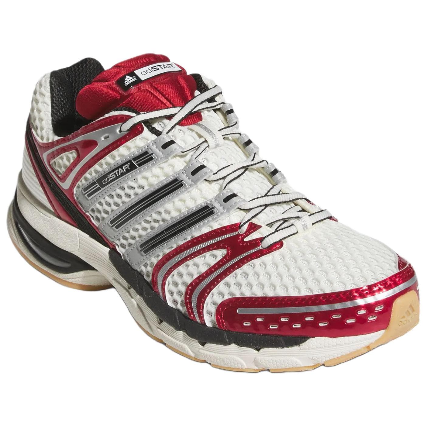Кроссовки для бега Adidas Adistar Control 5 Беговые кроссовки Нефритовый белый Черный Победа Красный Унисекс - изображение 3