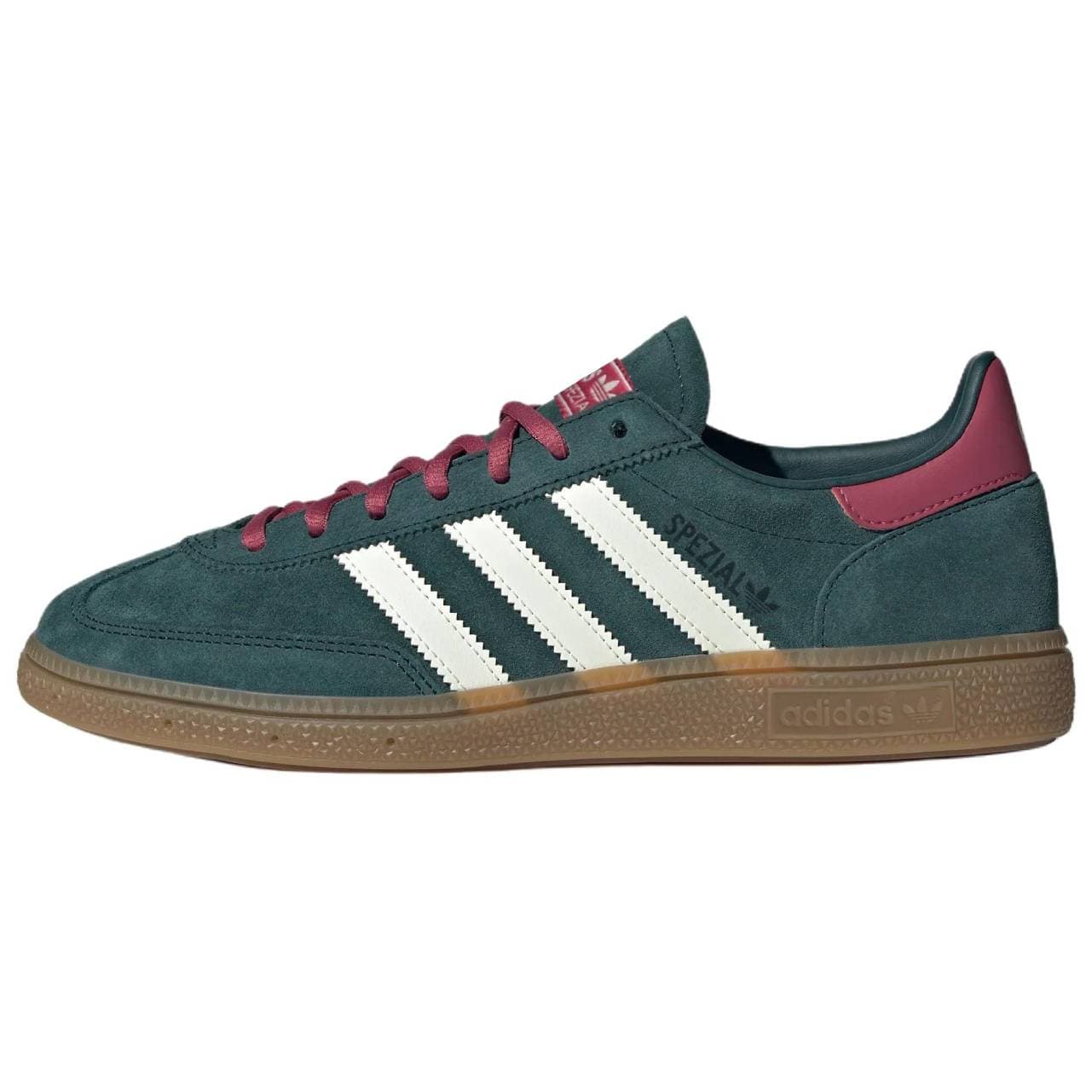 Кроссовки Adidas Originals HANDBALL SPEZIAL Кеды немецкой армии (GAT) Aurora Плющево-зеленый Слоновая кость Ярко-розовый Мужской - изображение 1