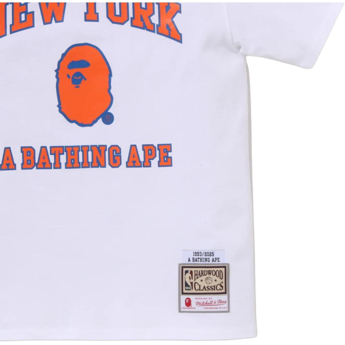 Футболка A BATHING APE Mitchell Ness NBA Мужские T-рубашки - изображение 8