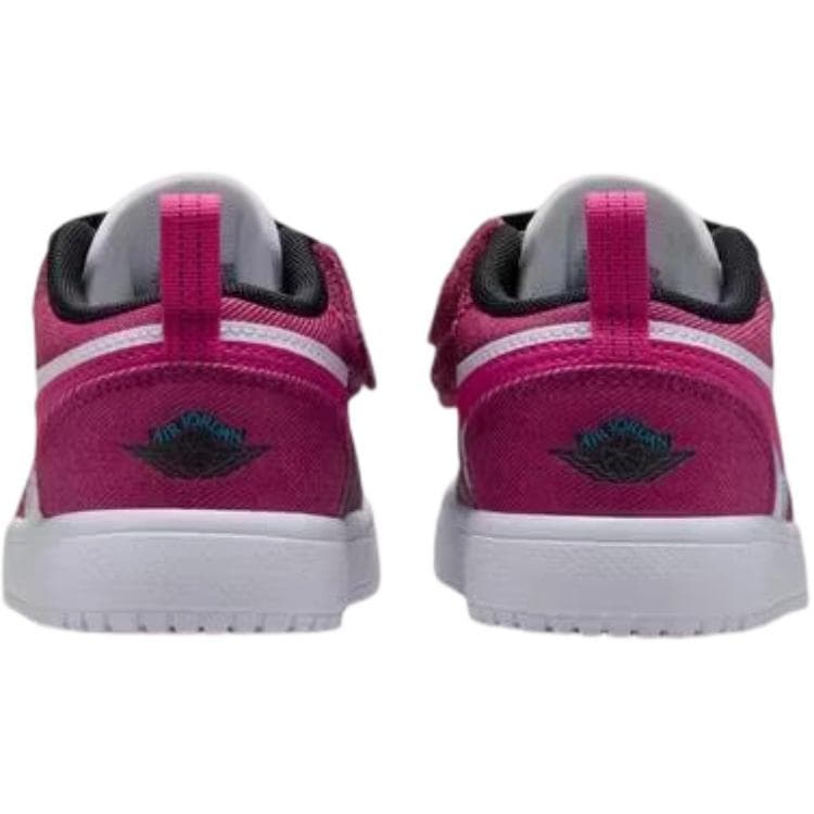 Кроссовки для баскетбола Jordan Air Jordan 1 Детские баскетбольные кроссовки Low Топ Белый Красный Розовый Kids - изображение 5