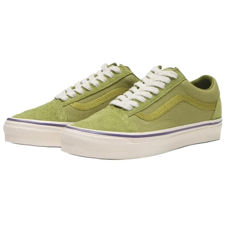Кроссовки Vans Premium Old Skool Кеды для скейтбординга Зелёный Унисекс - изображение 3