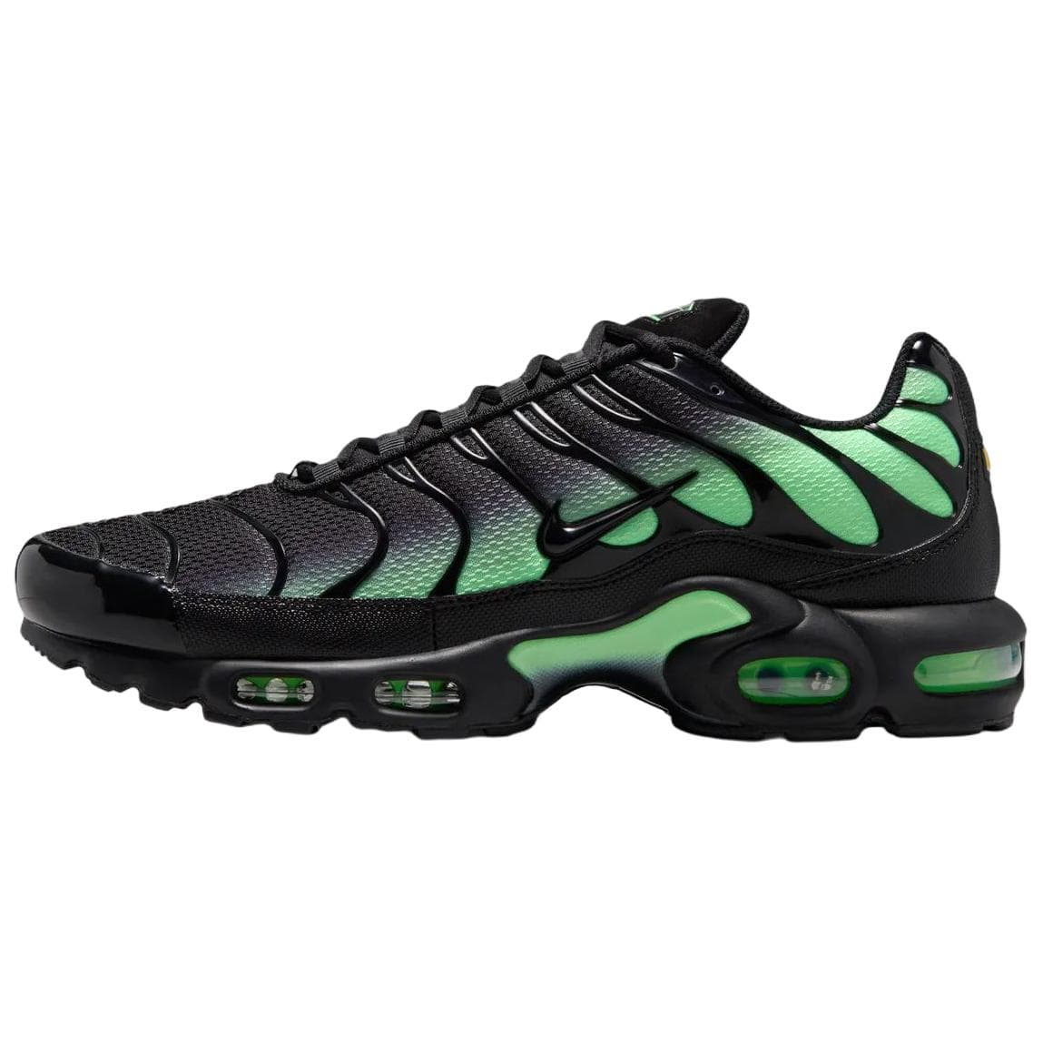 Кроссовки для бега Nike Air Max Plus Беговые кроссовки Низкий Топ Черный SYMPHONY Зеленый Мужской - изображение 1