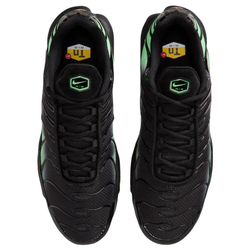 Кроссовки для бега Nike Air Max Plus Беговые кроссовки Низкий Топ Черный SYMPHONY Зеленый Мужской - изображение 4