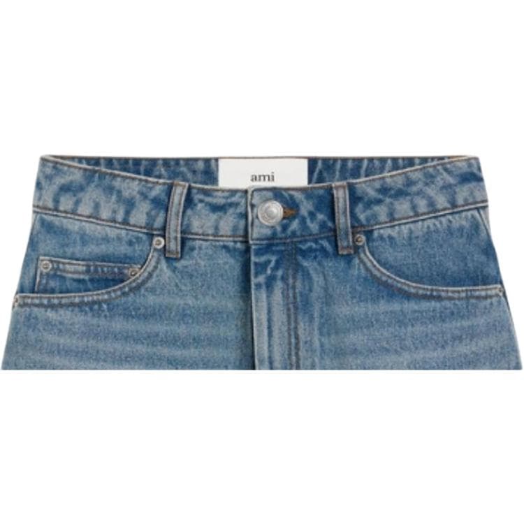 AMIPARIS SS25 Джинсовые короткие юбки Женские Винтажный синий - изображение 5