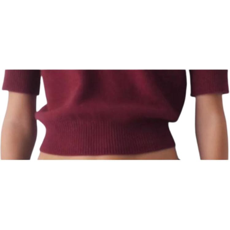 ARITZIA ESSENTIAL WOOL Плюшевый свитер с круглым узором CHERUB Плюшевый круглый узор Свитер Женский - изображение 4