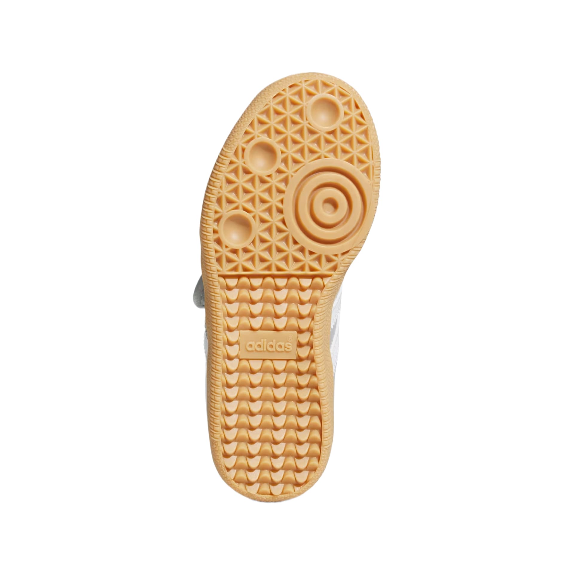 Кроссовки Adidas Originals Samba Jane Детская повседневная обувь Низкий Топ Серебряный Металлик Краска Облачный белый Резина Color Kids - изображение 5
