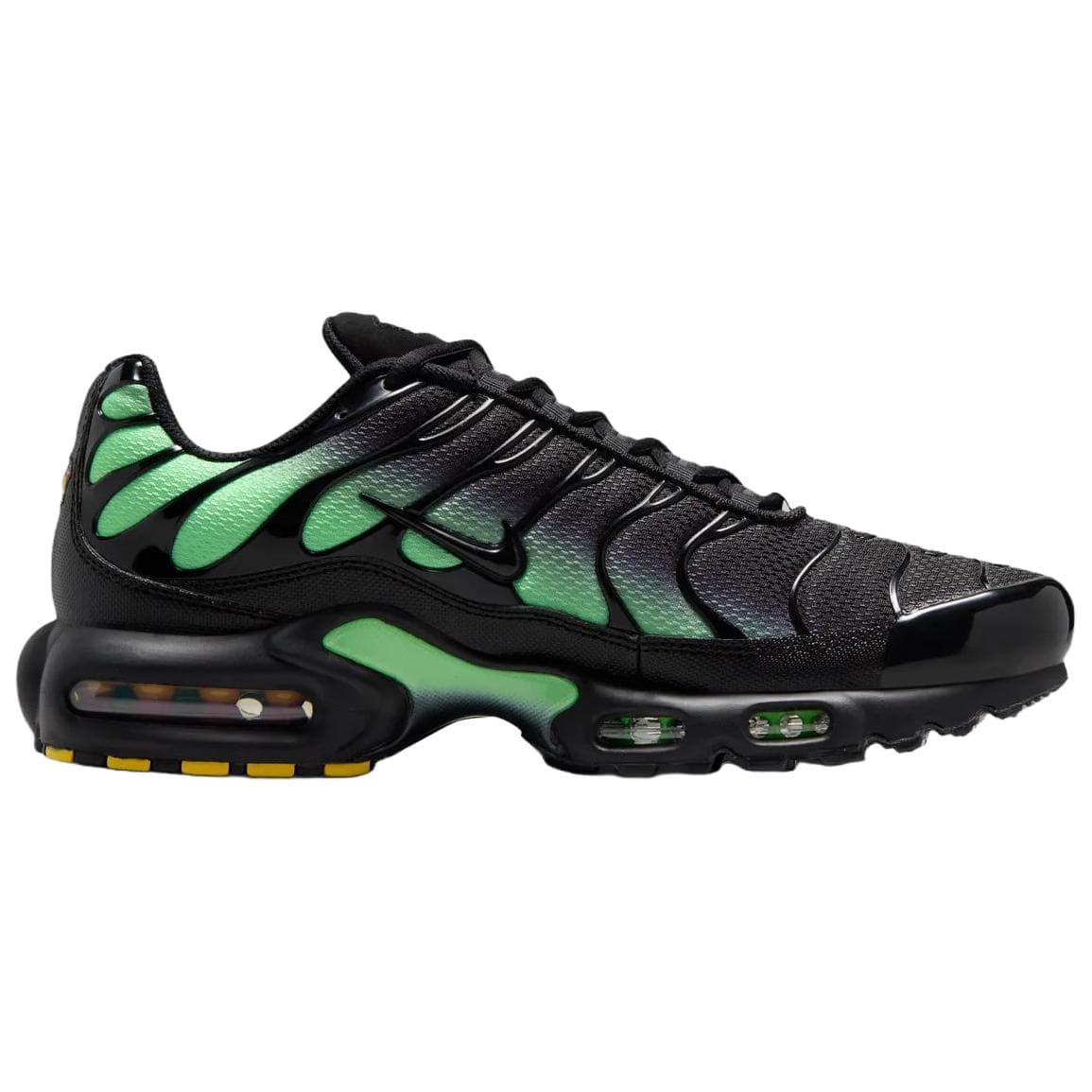 Кроссовки для бега Nike Air Max Plus Беговые кроссовки Низкий Топ Черный SYMPHONY Зеленый Мужской - изображение 2