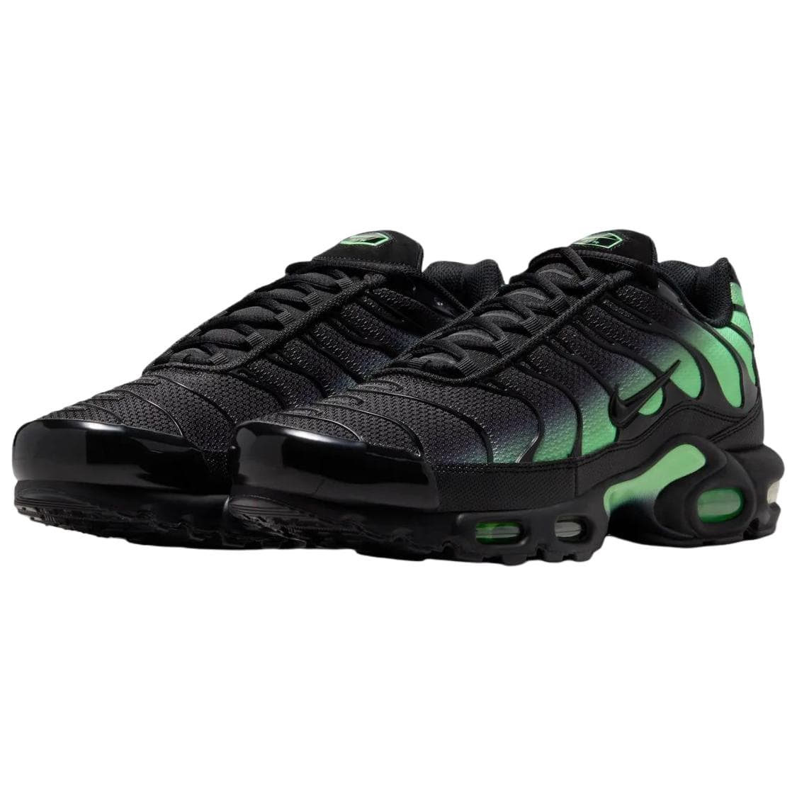 Кроссовки для бега Nike Air Max Plus Беговые кроссовки Низкий Топ Черный SYMPHONY Зеленый Мужской - изображение 3