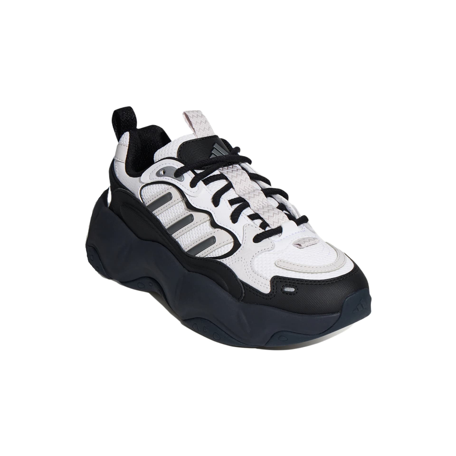 Кроссовки Adidas Vallina массивные кроссовки низкий топ черный белый полночь серый женские — фото 3
