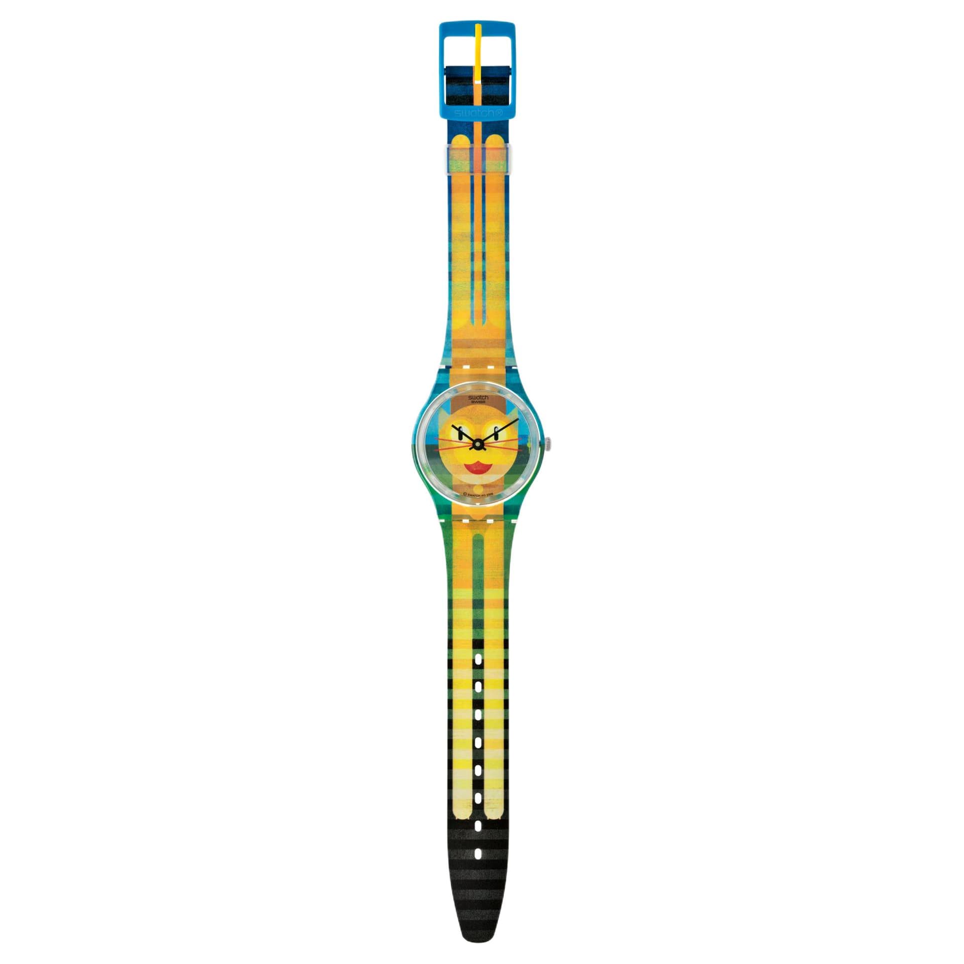Часы Swatch Quartz Механизм Мужские часы 33,9 мм Многоцветный - изображение 1