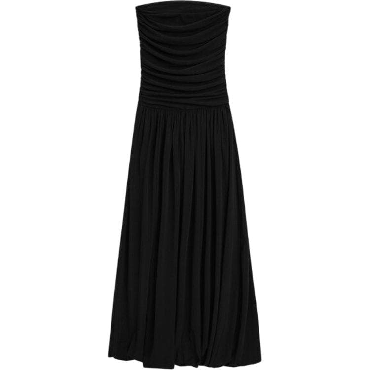 Massimo Dutti Черный Женские Платья без рукавов - изображение 3
