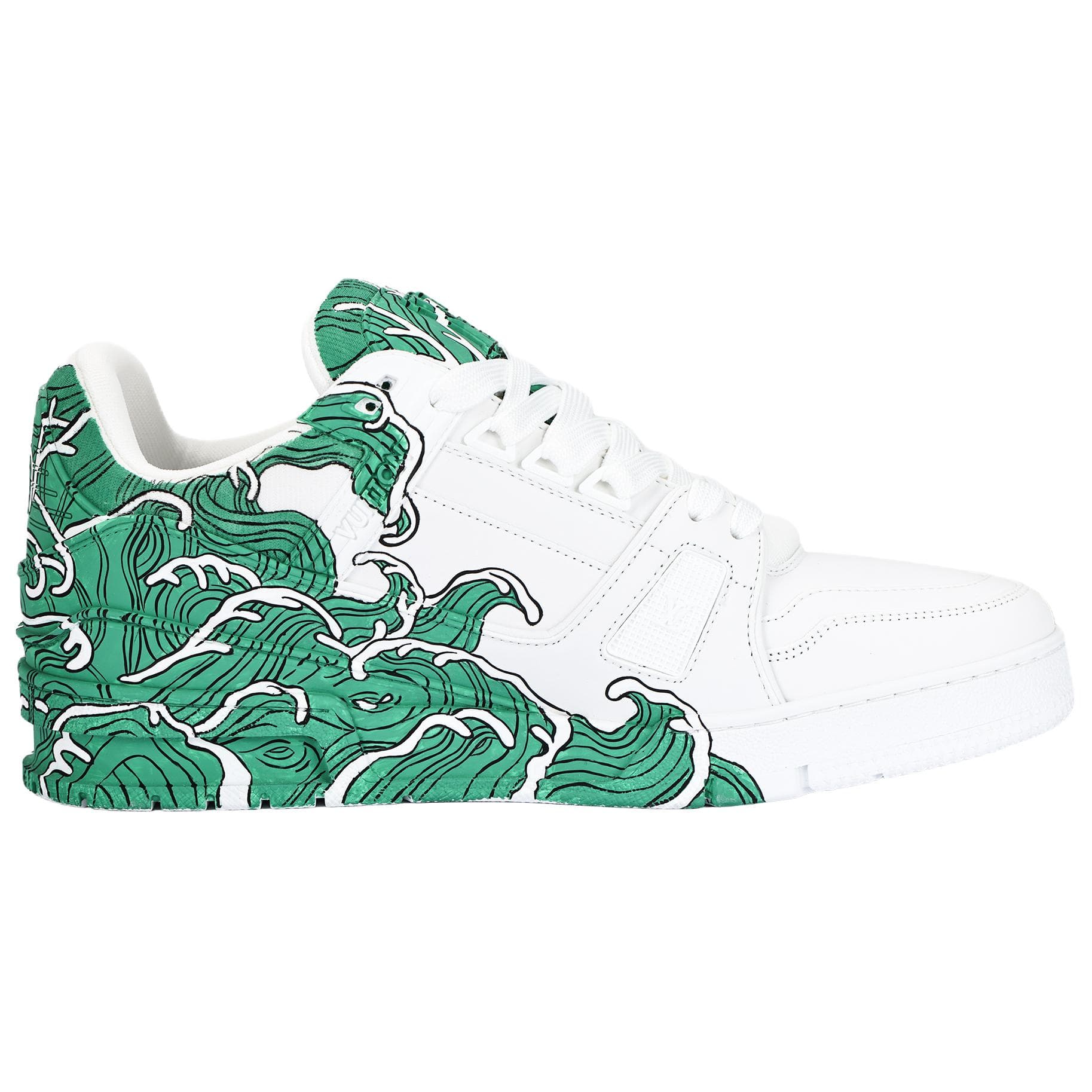 Кроссовки Louis Vuitton Trainer Green White - изображение 2