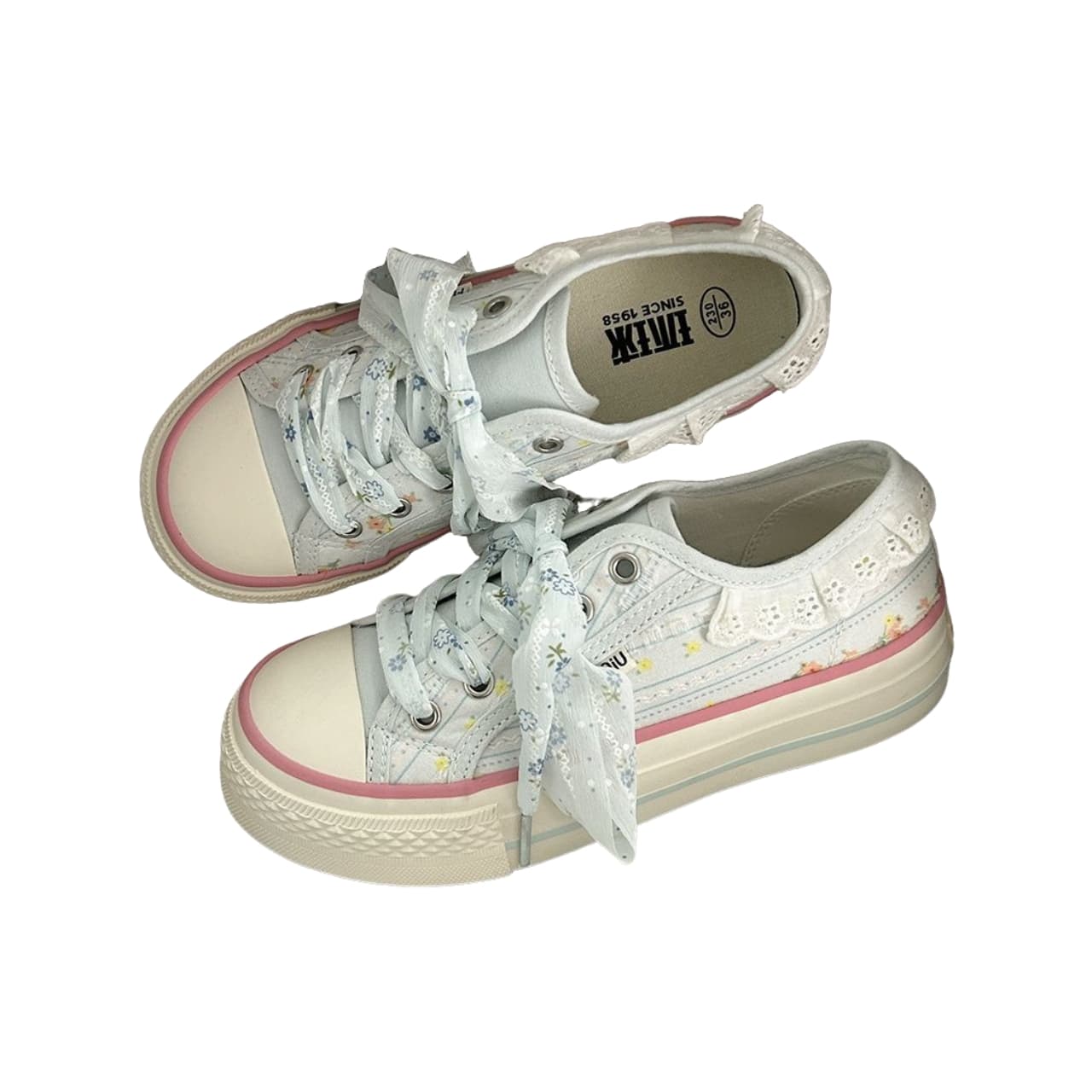 Кеды HUANQIU Canvas Shoes Low Top Women's - изображение 3