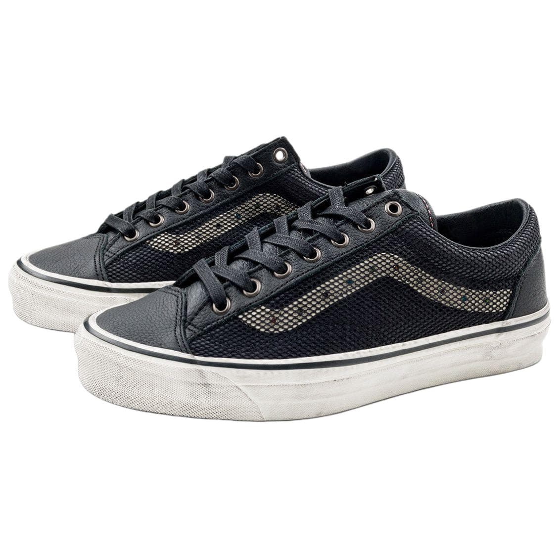 Кроссовки Vans Old Skool 36 Кеды для скейтбординга Low Топ Черный Унисекс - изображение 2