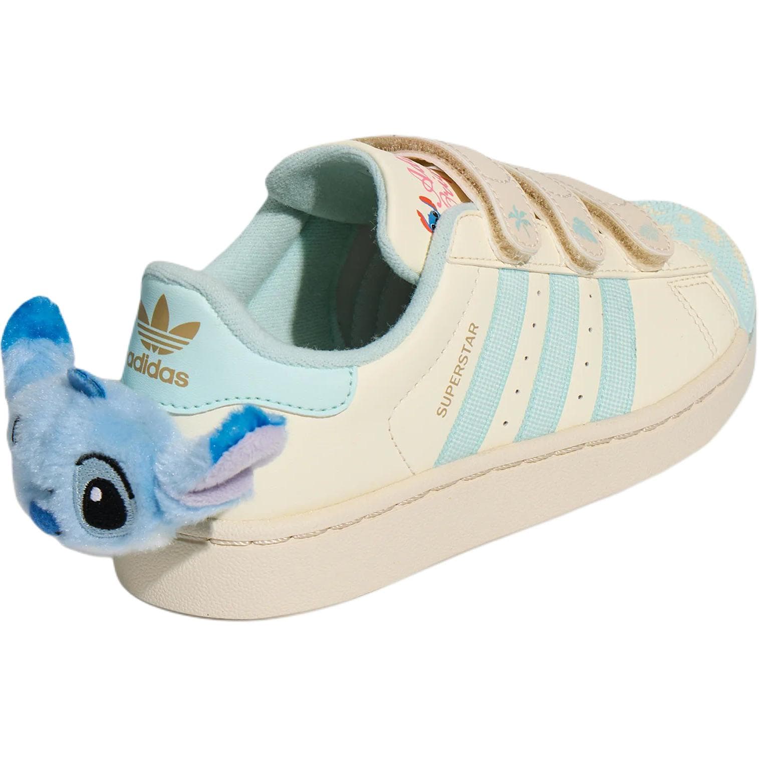 Кроссовки Adidas Originals Superstar 2 Детская Обувь для Скейтбординга Низкий Топ Бежевый Kids - изображение 4