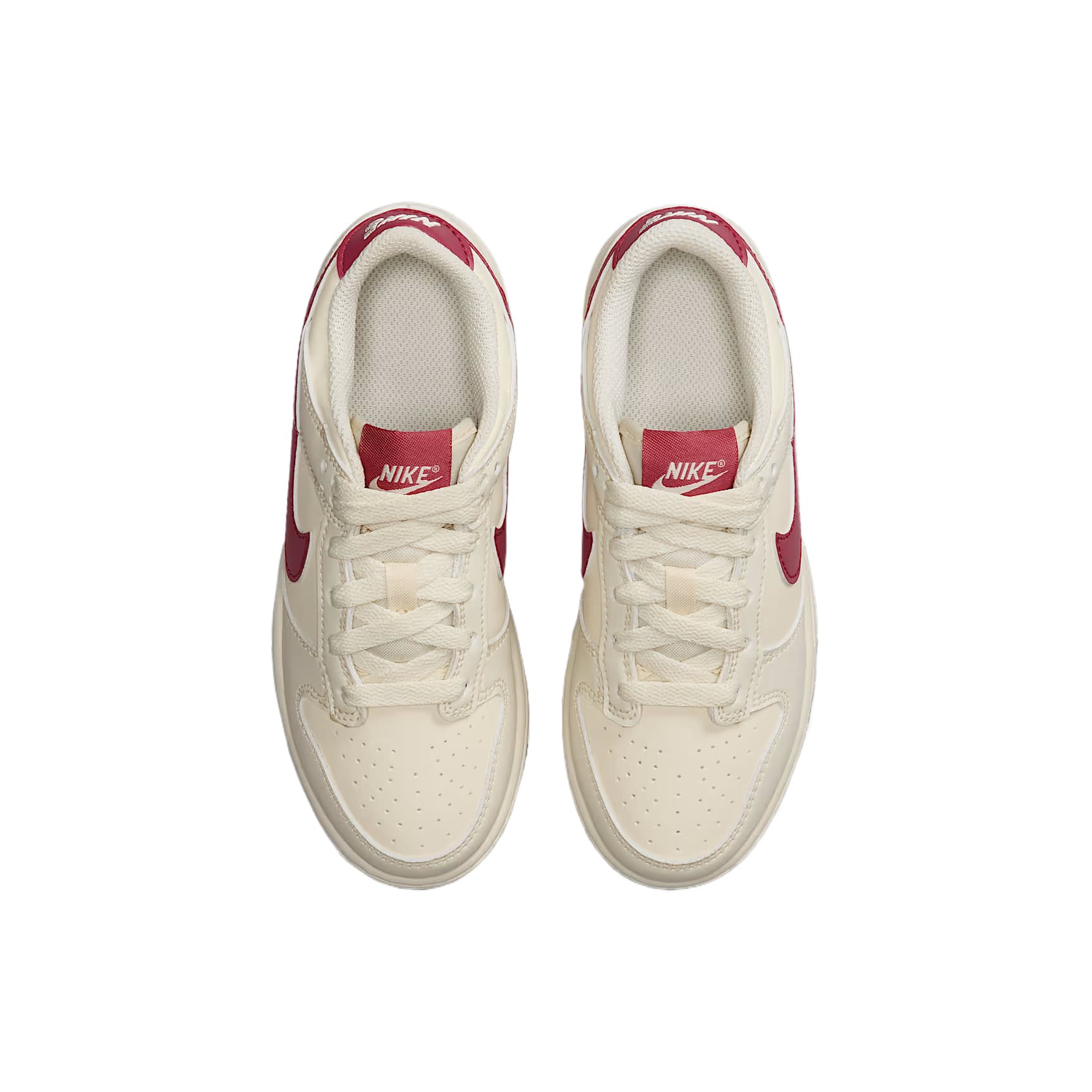 Кроссовки Nike Dunk Детская Скейтбординг Обувь Низкий Топ Жемчужно-Серый Дымчато-Серый Порошок Kids - изображение 4