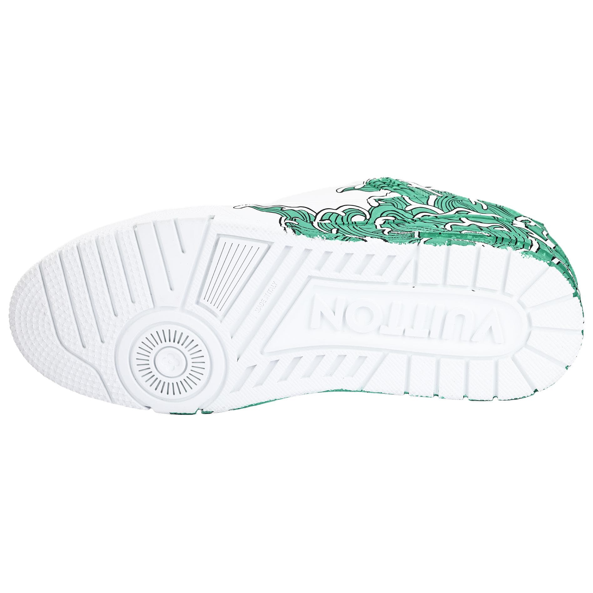 Кроссовки Louis Vuitton Trainer Green White - изображение 5