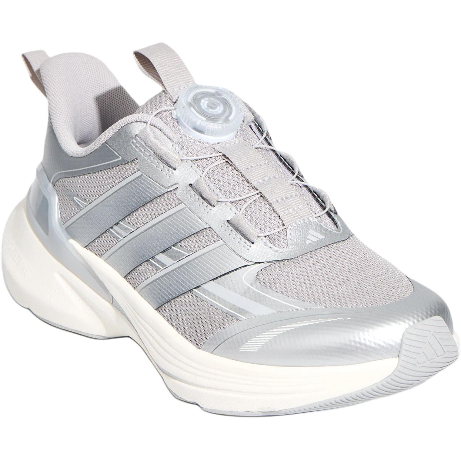 Кроссовки Adidas LIGHTDART Детские беговые кроссовки Low Топ Серебряный Kids - изображение 3
