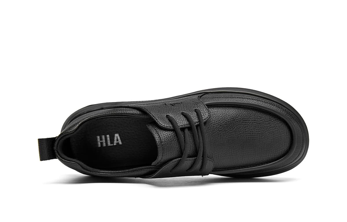 Ботинки HLA The Mountain Collection Мужская повседневная обувь Low Топ Черный мужской - изображение 3