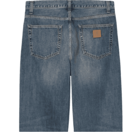 Штаны Carhartt WIP Aaron Брюки Темно-синие джинсы Мужские - изображение 3