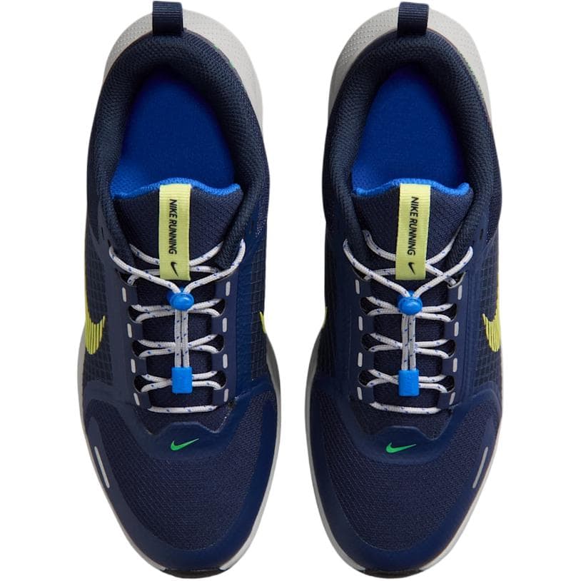 Кроссовки Nike Star Runner Детские беговые кроссовки Low Топ Обсидиановый черный Полночный синий Гоночный синий Светло-лимонный цвет Kids - изображение 4