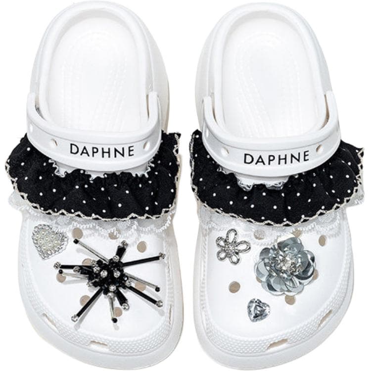 DAPHNE KIDS' Sabo Rubber Low Top White Kids DAPHNE KIDS' Сабо Резина Низкий Верх Белый Детский - изображение 3